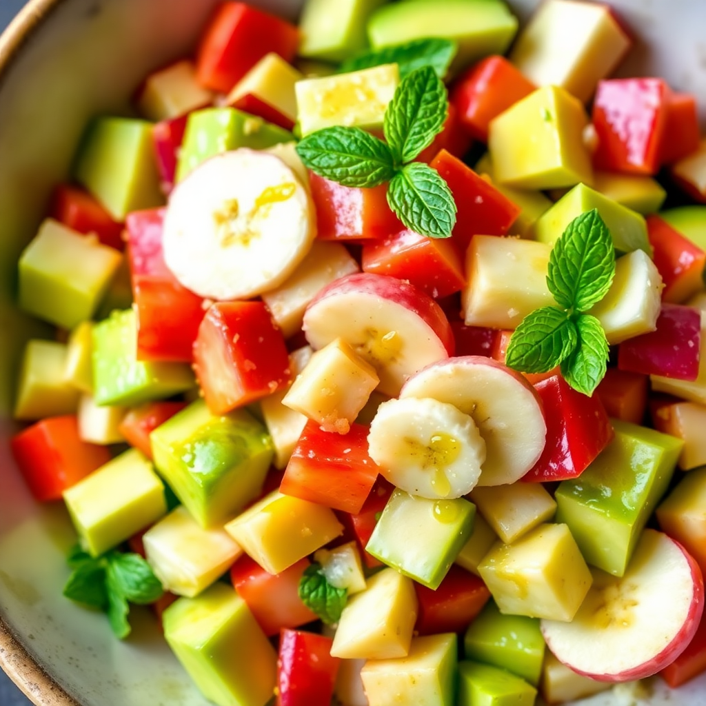Moroccan-Inspired Avocado and Apple Salad
