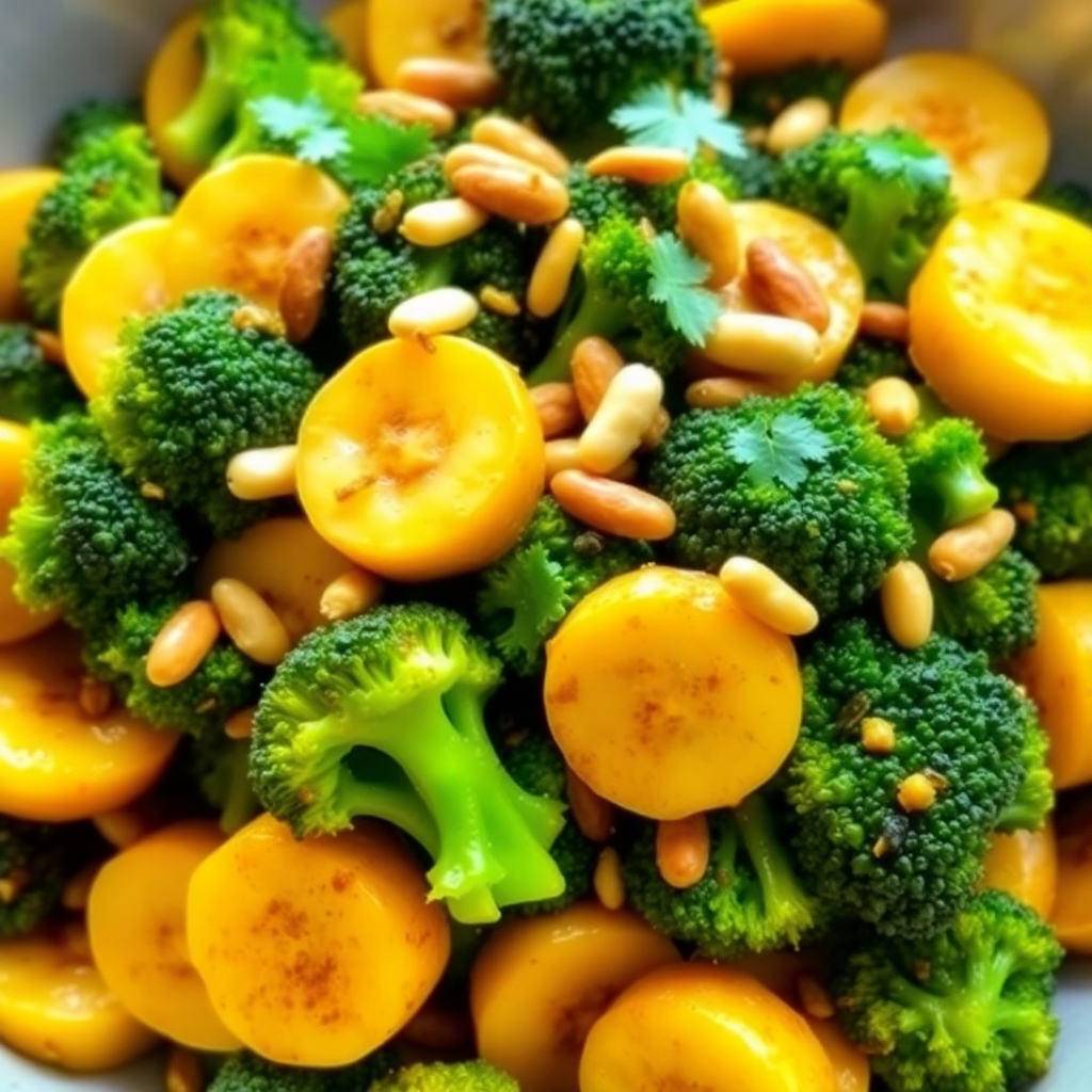 Spiced Banana and Broccoli Stir-Fry