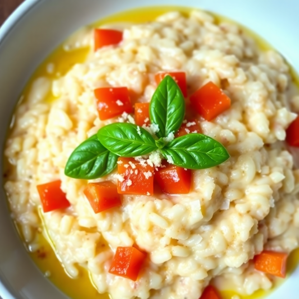 Tomato Basil Risotto