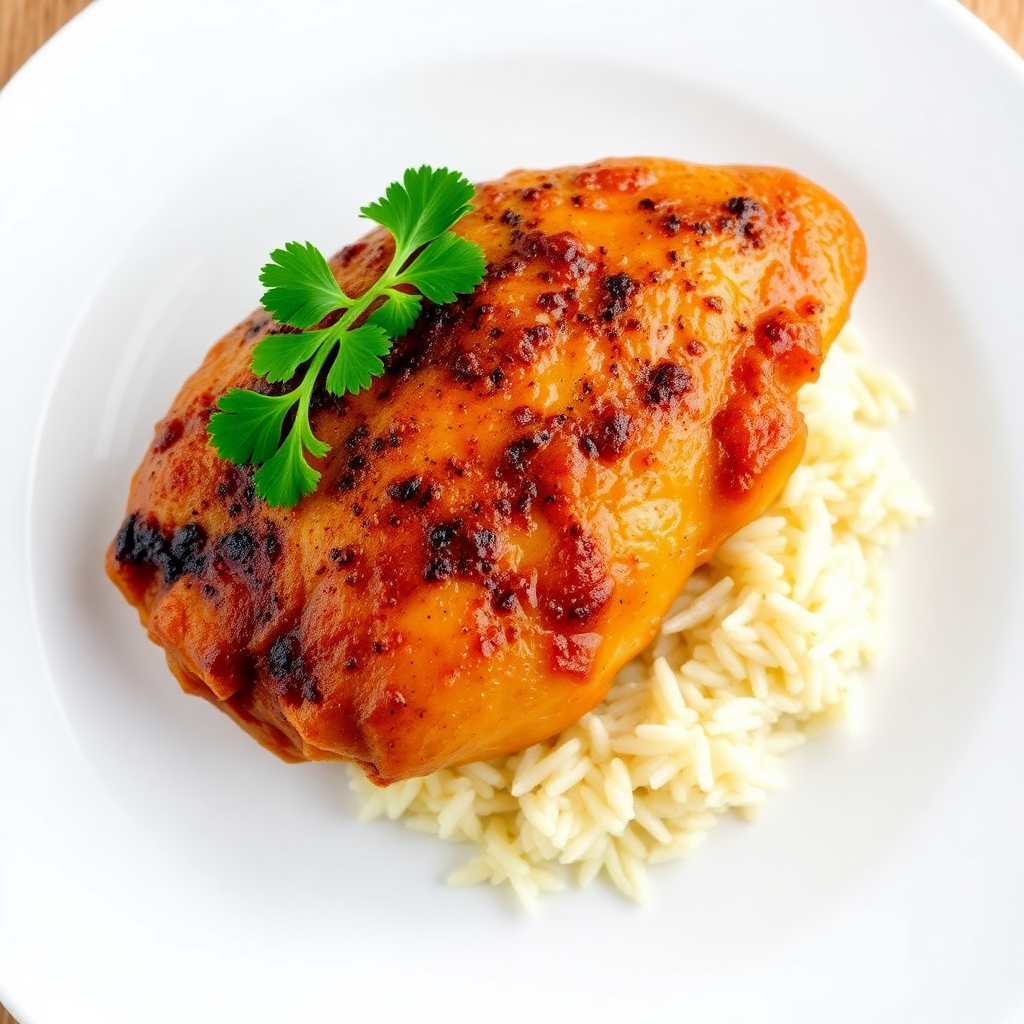 Tea-Infused Chicken with Ginger Rice