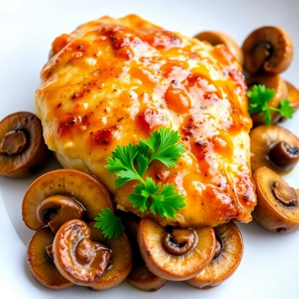Garlic Butter Mushroom Chicken