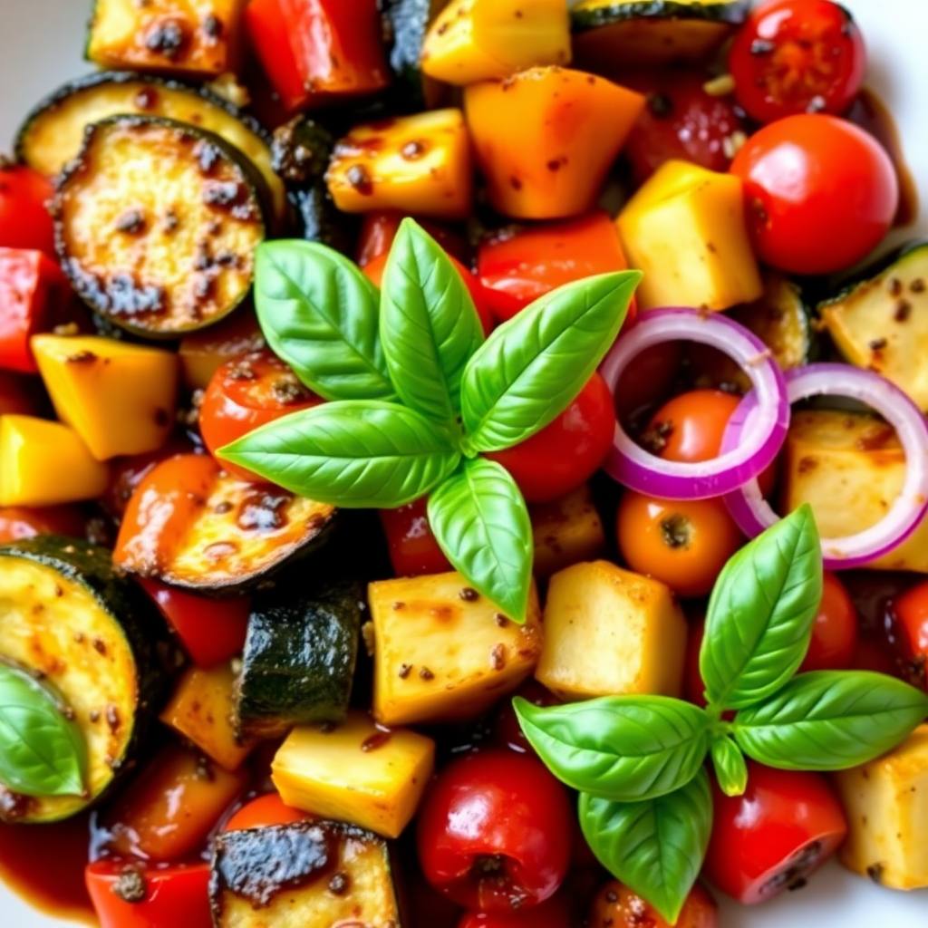 Balsamic Glazed Vegetables