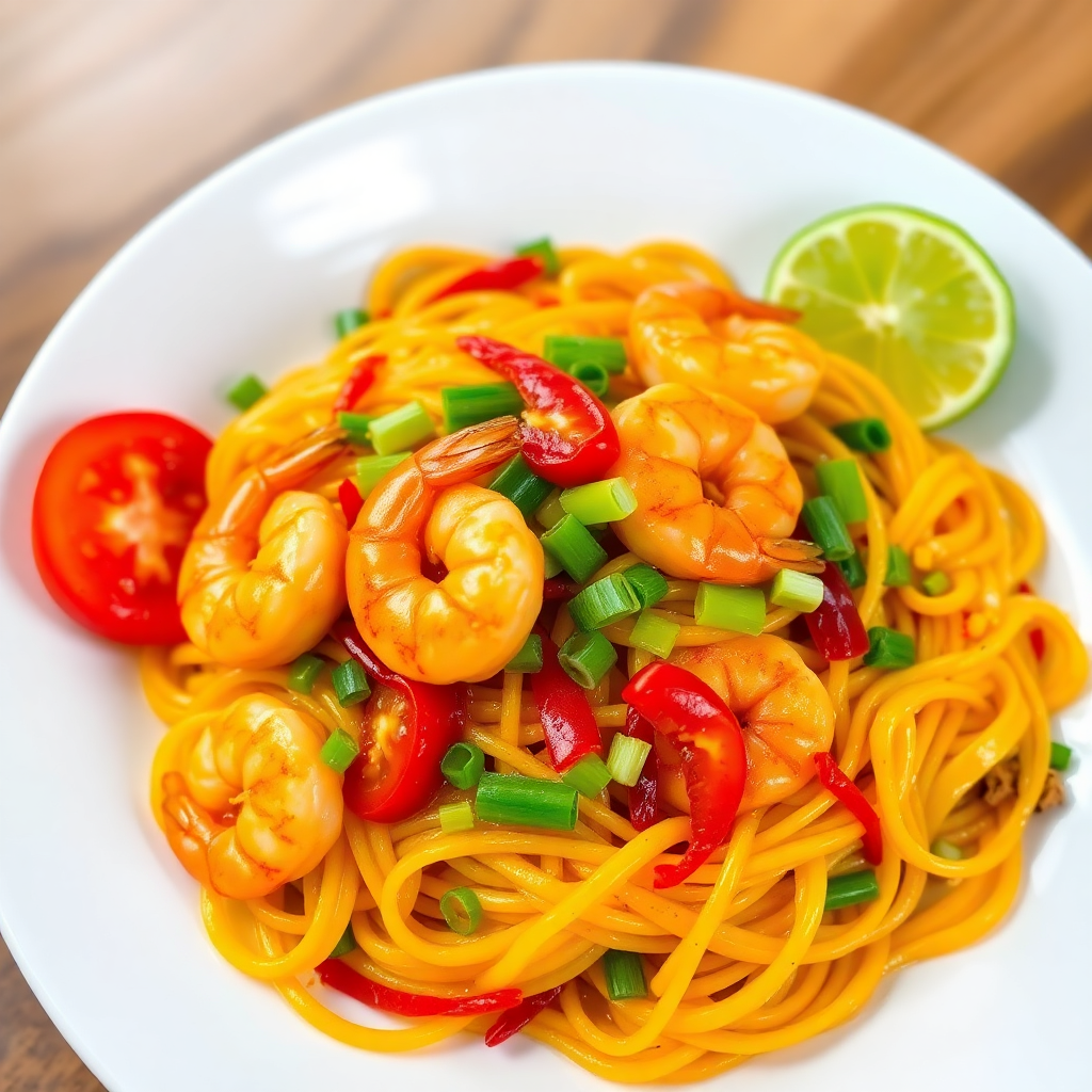 Spicy Prawn Mee Goreng