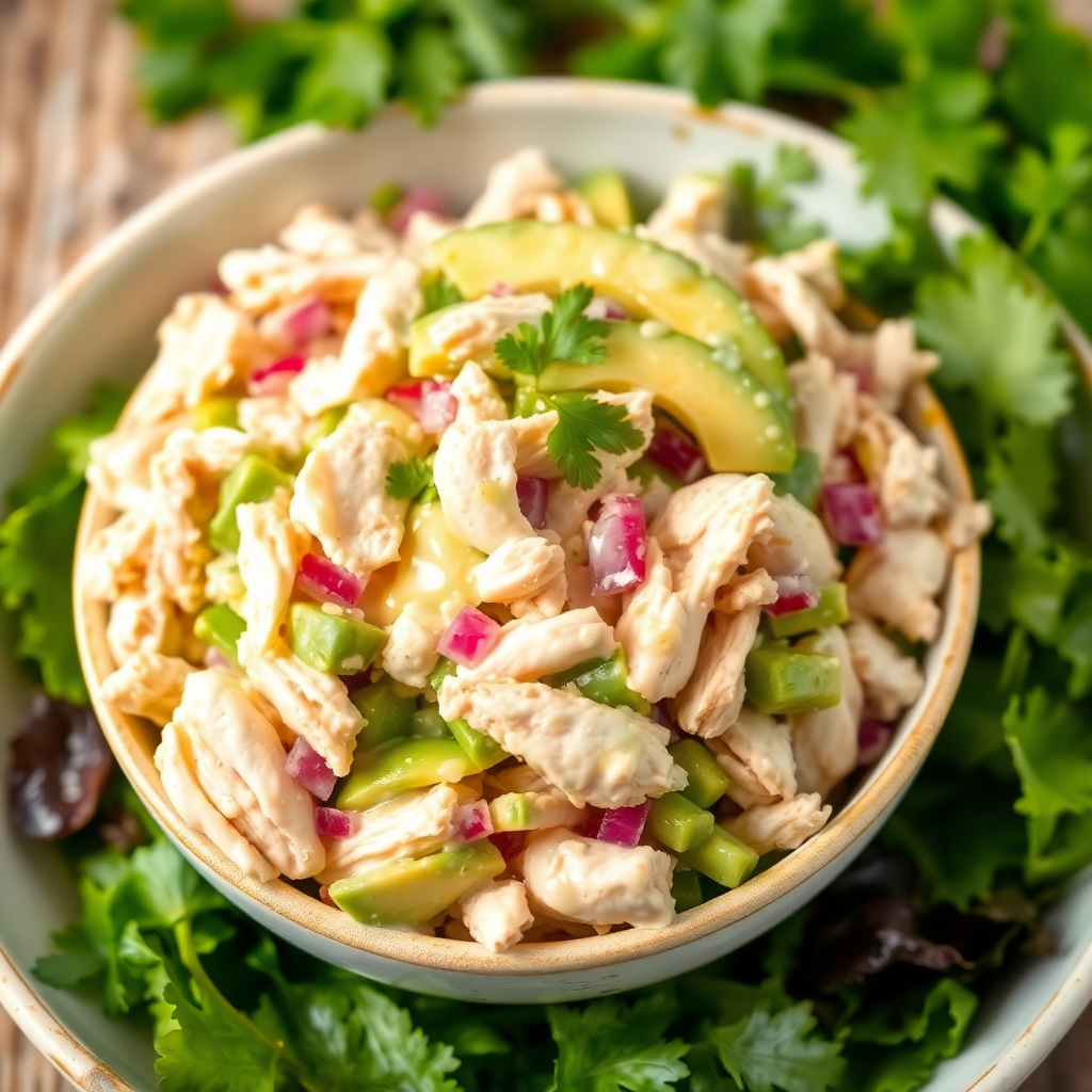 Creamy Avocado Chicken Salad