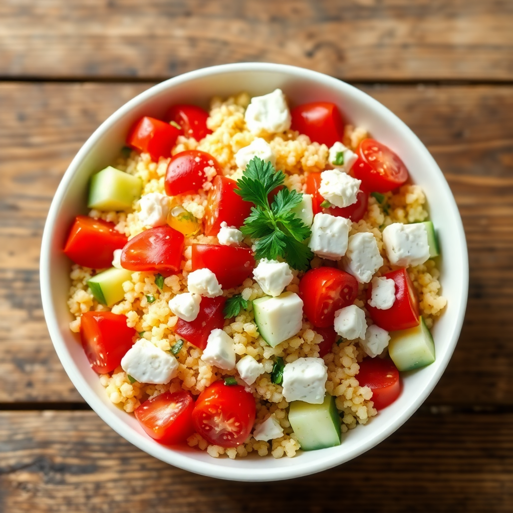 Fresh Mediterranean Couscous Salad