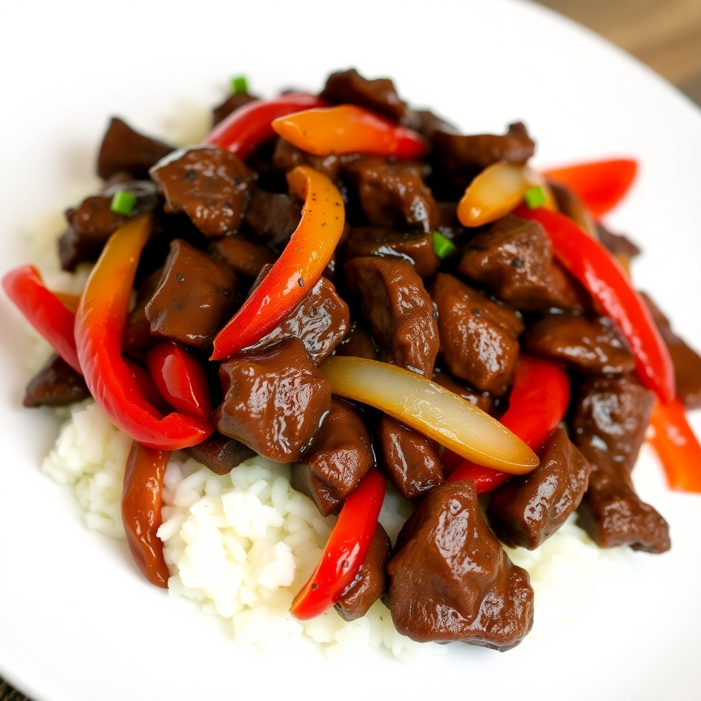 Coffee-Infused Beef Stir-Fry