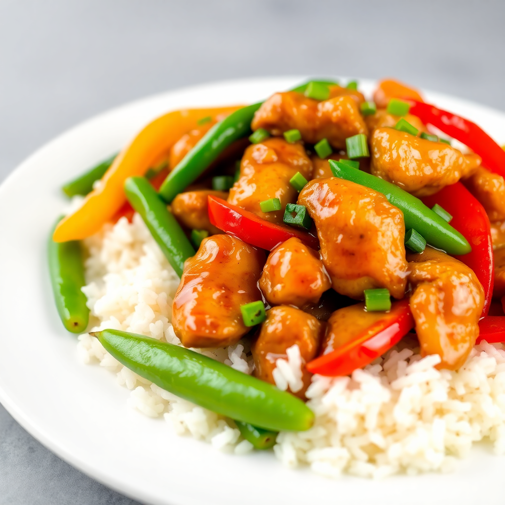 Ginger Honey Garlic Chicken Stir-Fry