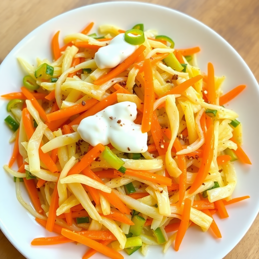 Spicy Curd and Cabbage Stir-Fry