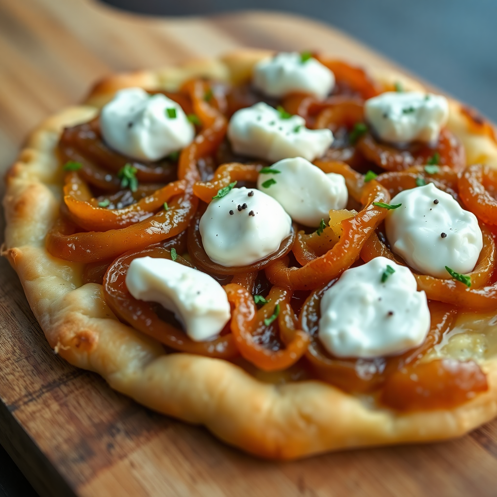 Caramelized Onion and Goat Cheese Tart
