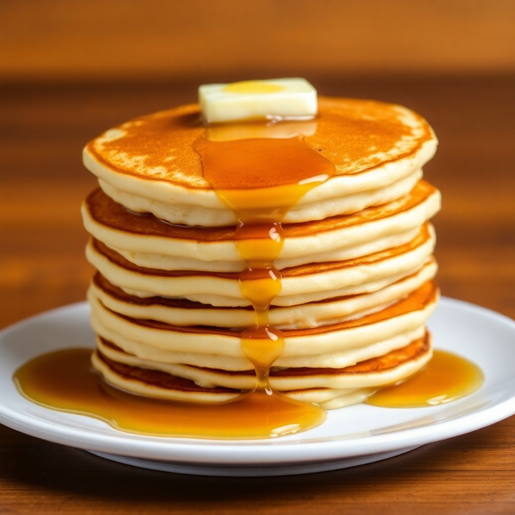 Classic American Pancake Stack