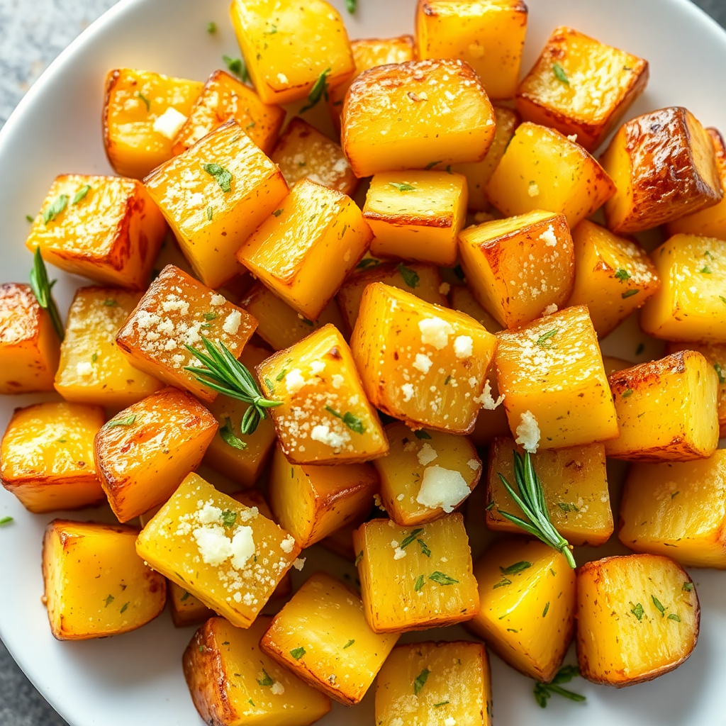 Garlic Herb Roasted Potatoes