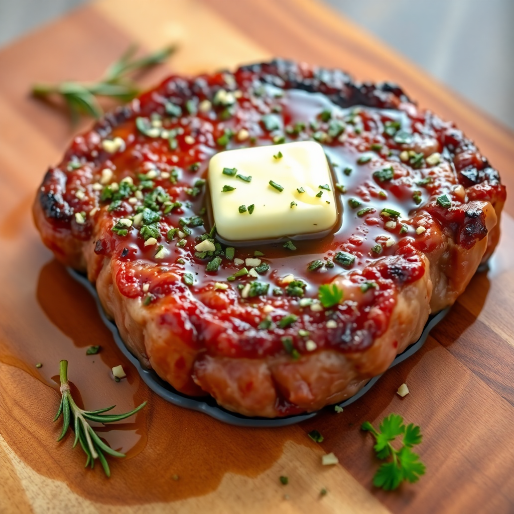 Garlic Herb Butter Beef Steak