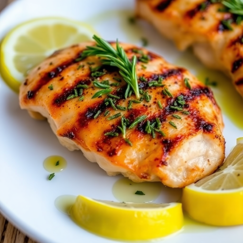 Lemon Herb Grilled Chicken Breast