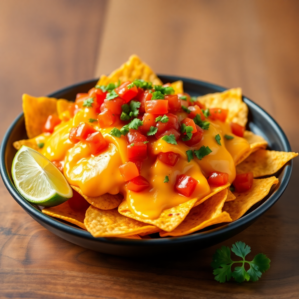 Cheesy Salsa Nacho Chips