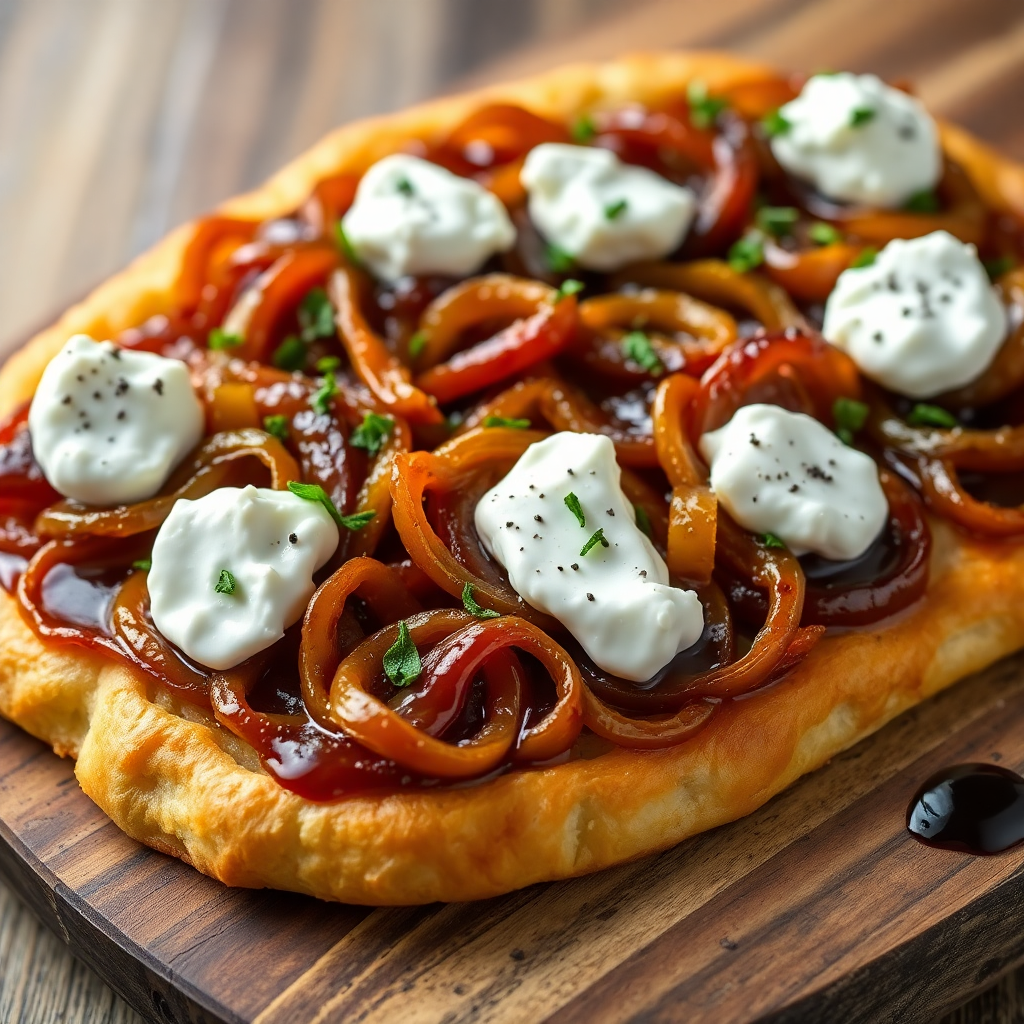 Caramelized Onion and Goat Cheese Tart