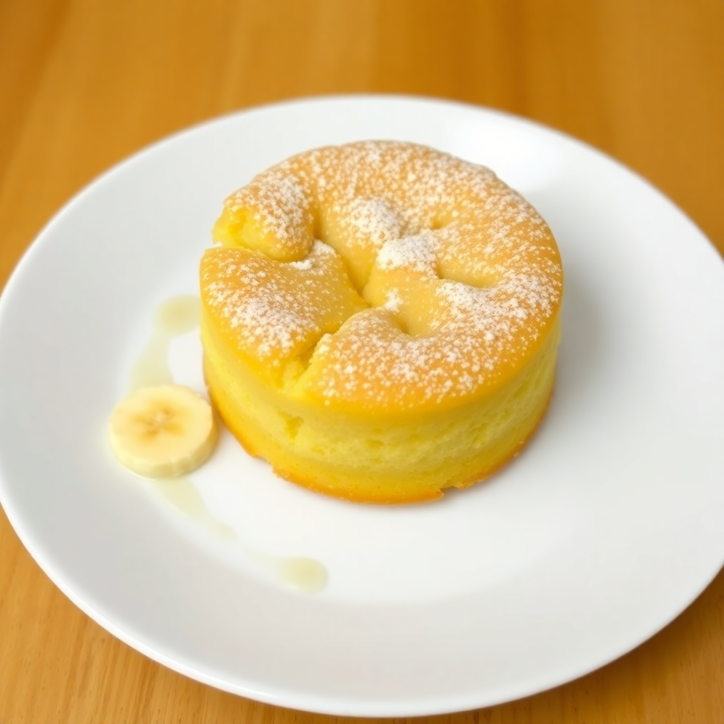 Banana Custard Cake