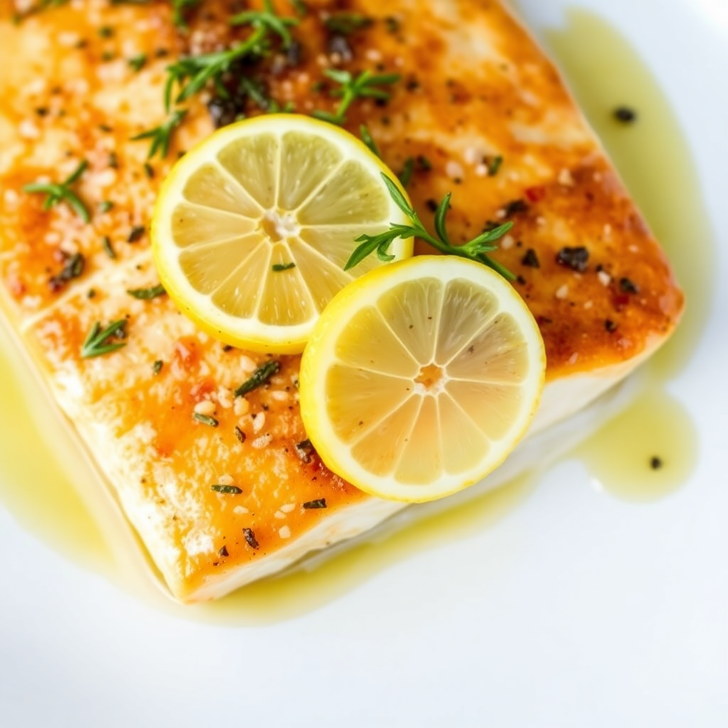 Roasted Catfish with Herbs and Lemon