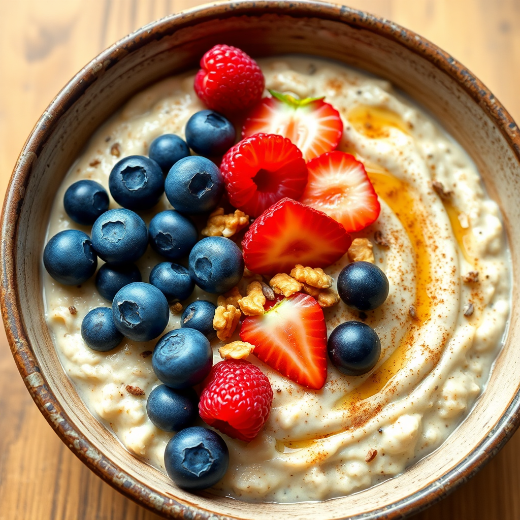 Berry Nutty Oatmeal Bowl