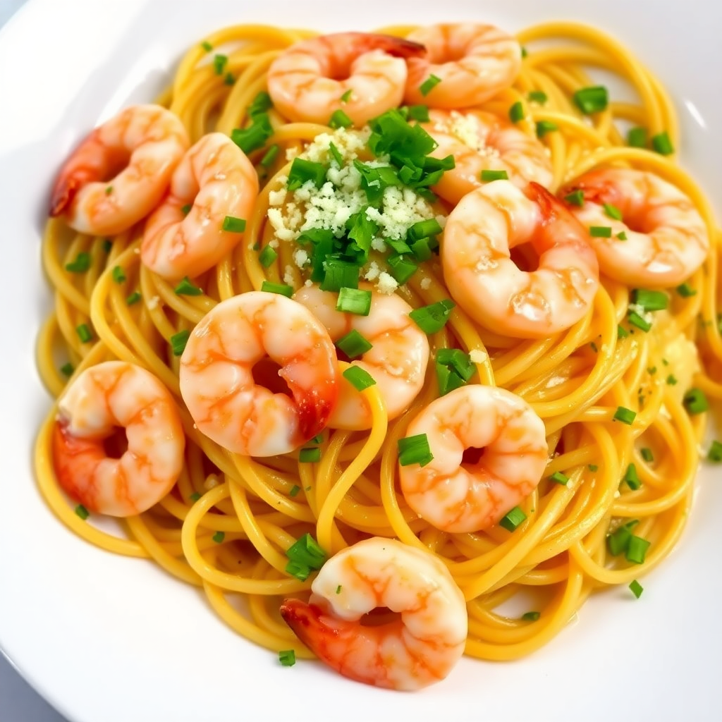 Garlic Butter Shrimp Pasta