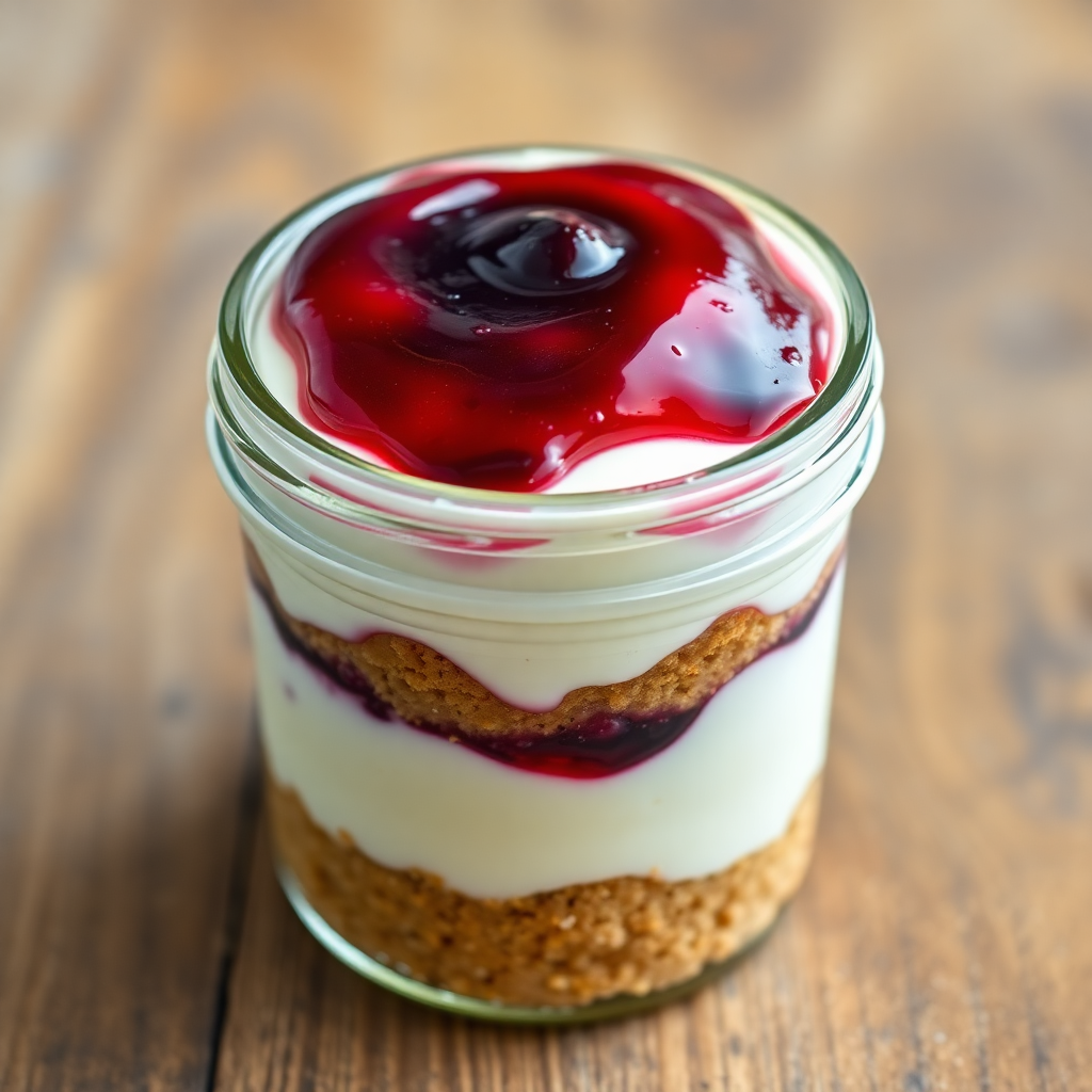 No-Cook Cheesecake in a Jar