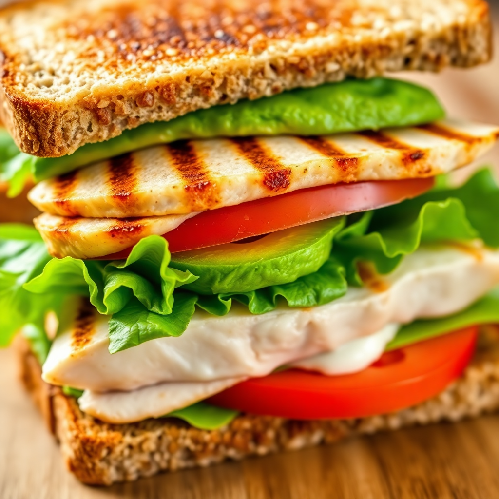 Grilled Chicken Avocado Sandwich