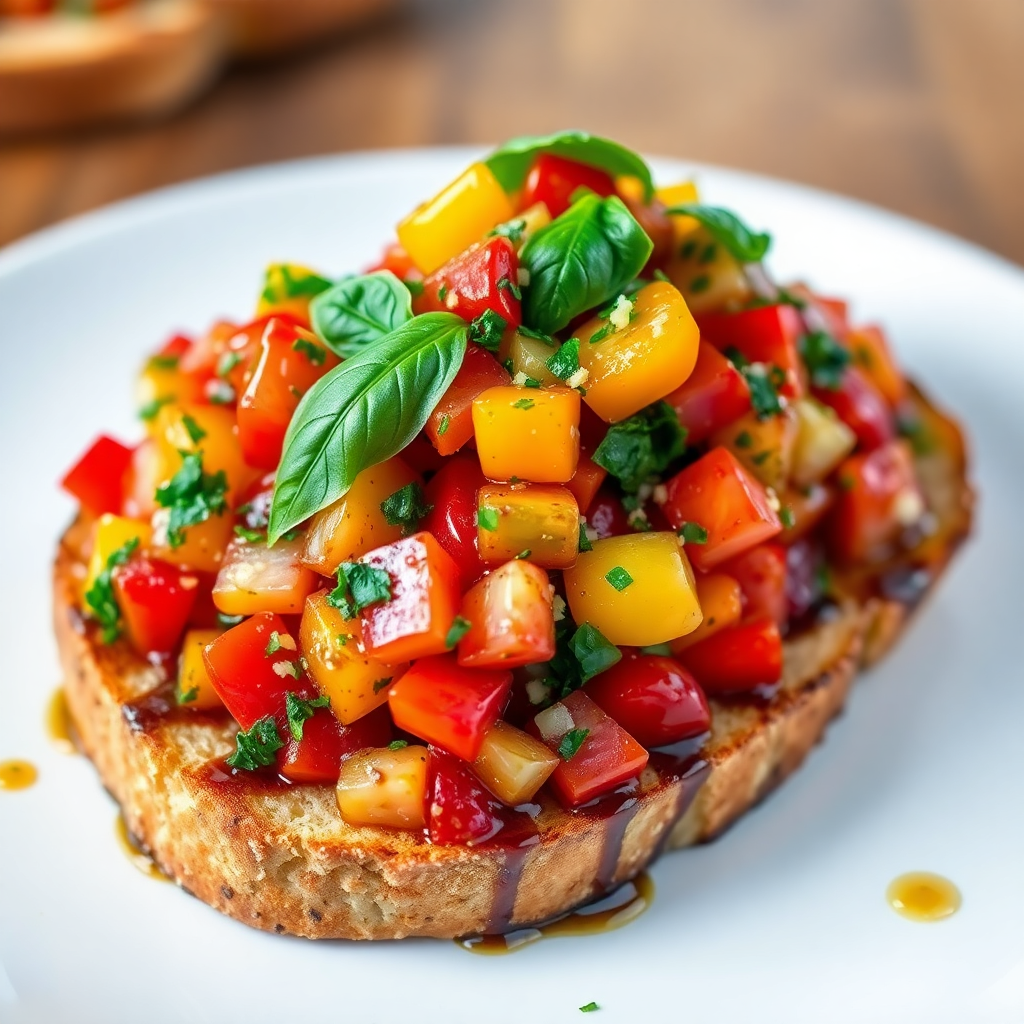 Heirloom Tomato Bruschetta
