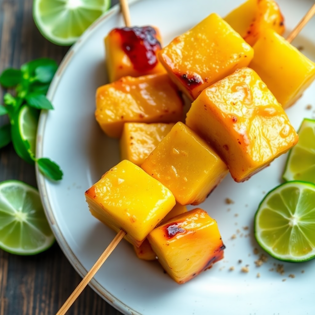 Grilled Pineapple Chicken Skewers
