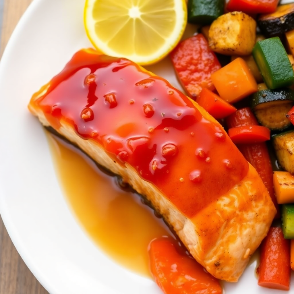 Honey Garlic Glazed Salmon