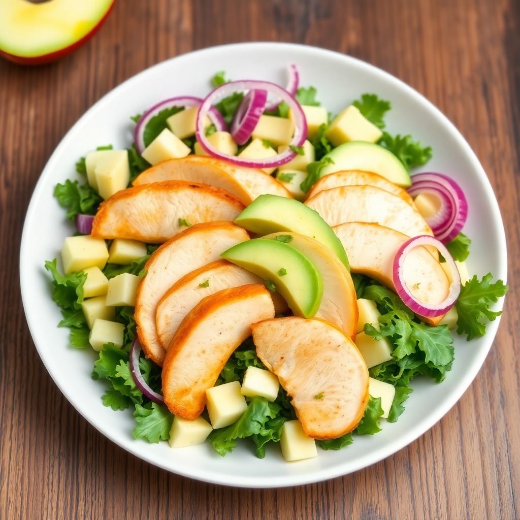 Apple Avocado Chicken Salad