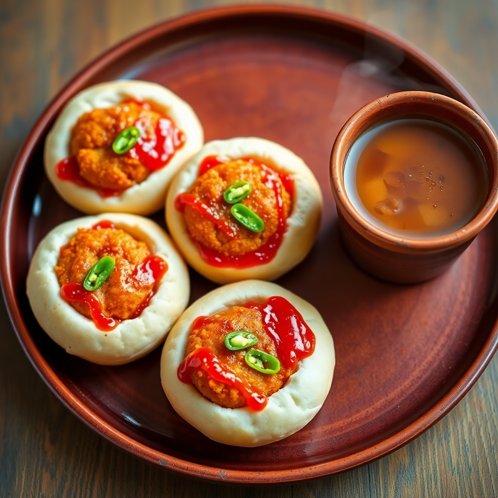 Mini Vada Pav with Masala Chai