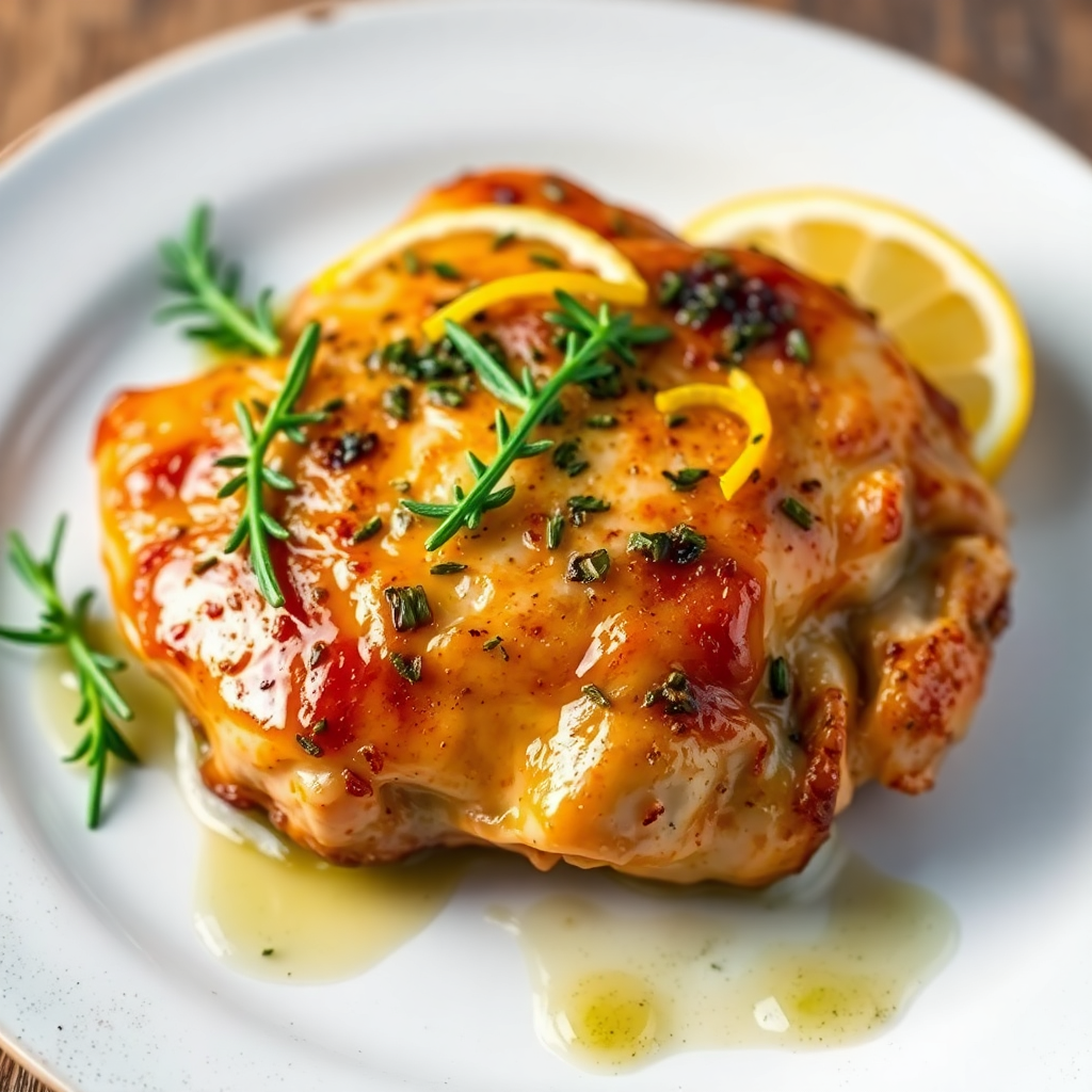 Lemon Herb Chicken Thighs