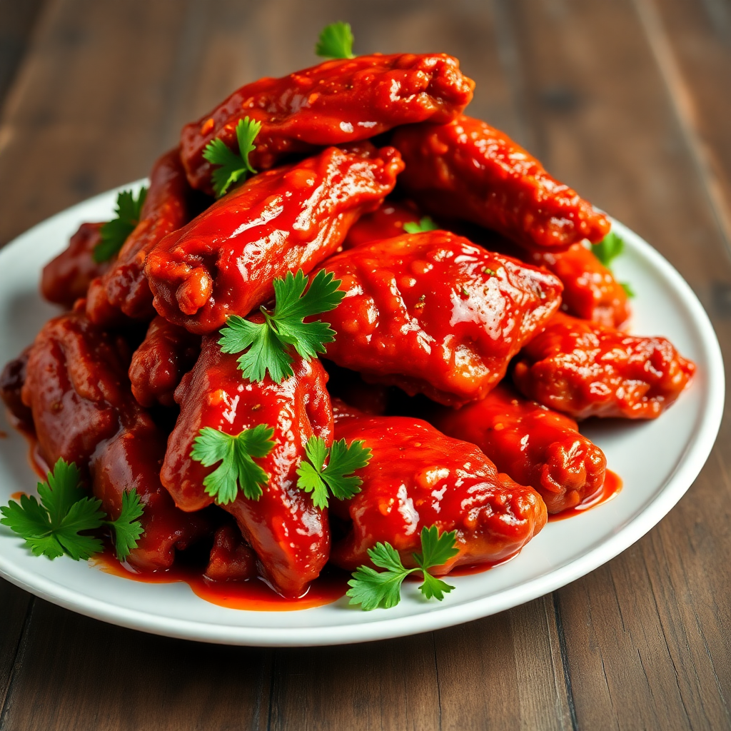 Fiery Spicy Chicken Wings