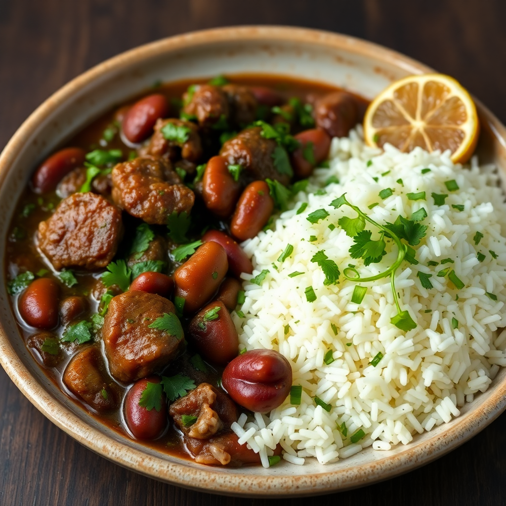 Ghormeh Sabzi Polo for Two