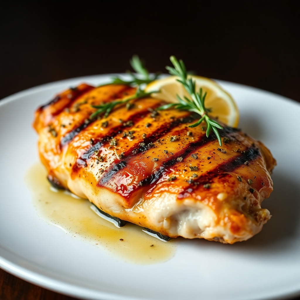 Lemon Herb Grilled Chicken Breast