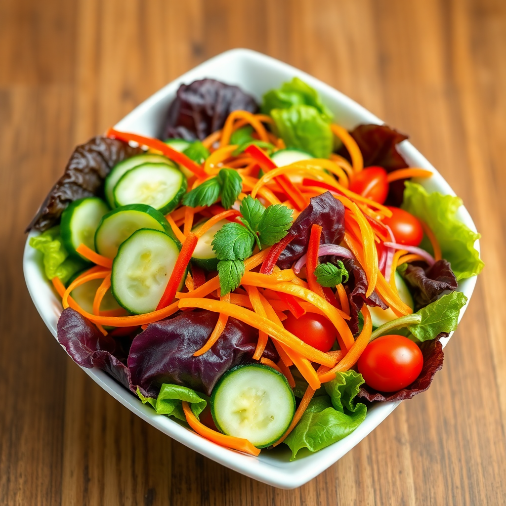 Triangular Garden Fresh Salad