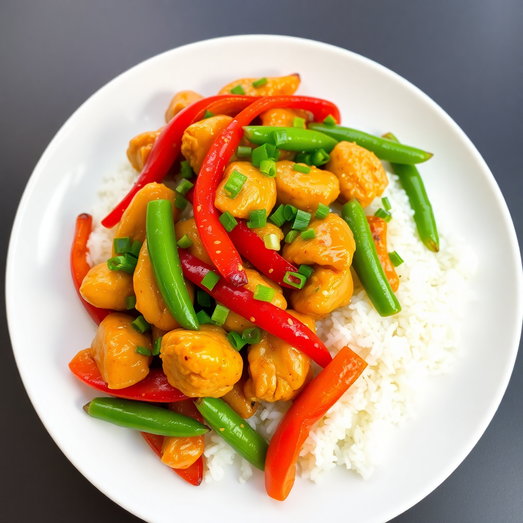 Ginger Garlic Stir-Fry Chicken