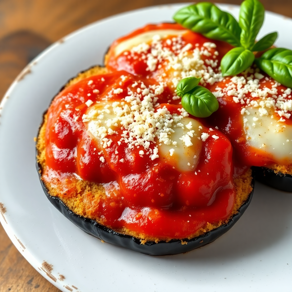 Air Fryer Eggplant Parmesan