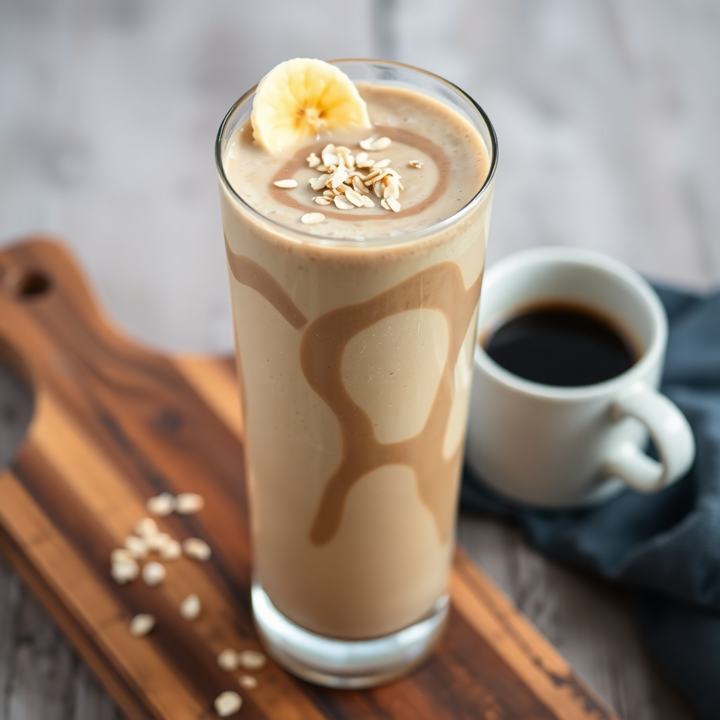 Coffee Banana Oat Smoothie