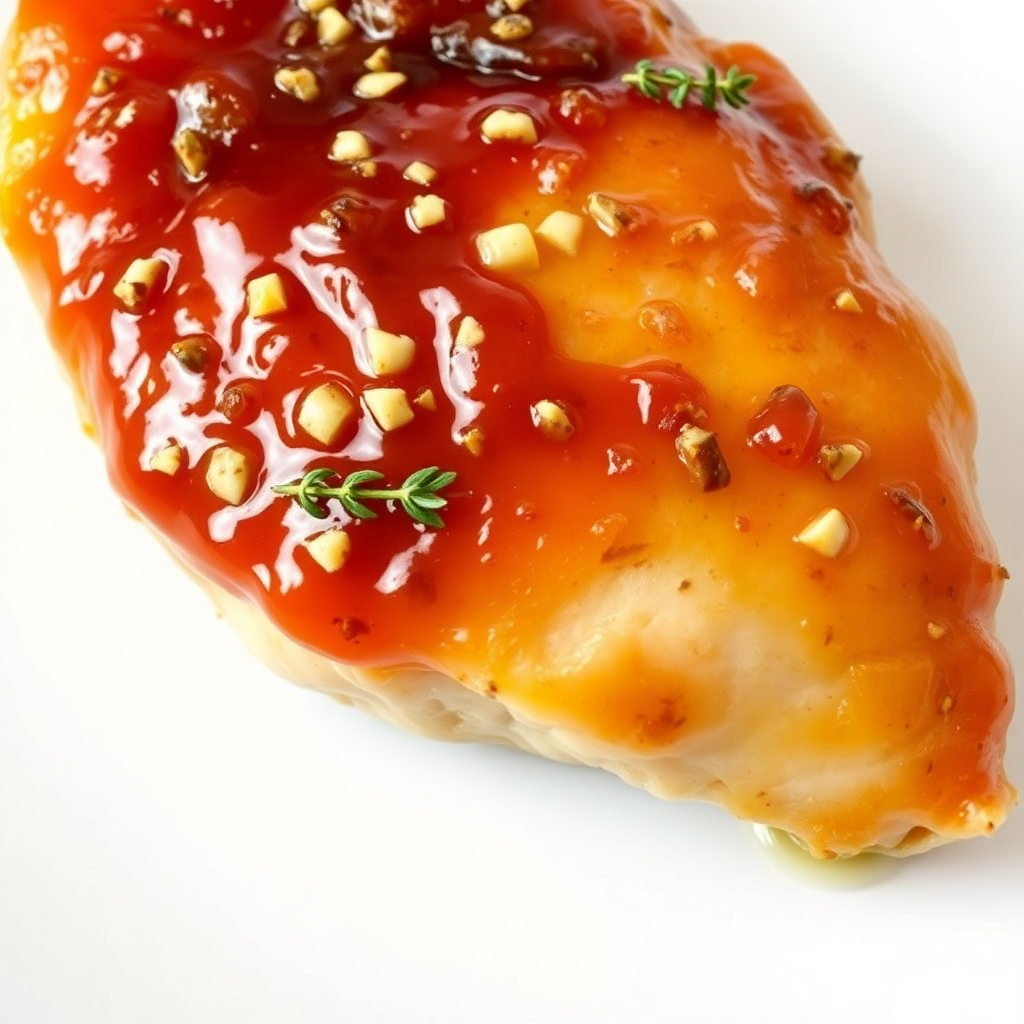 Savory Jelly-Glazed Chicken Breast