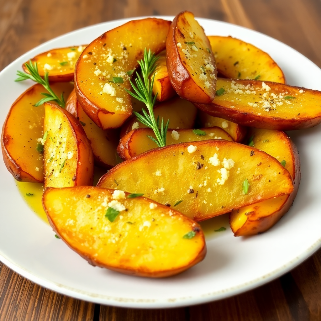 Garlic Herb Roasted Potatoes