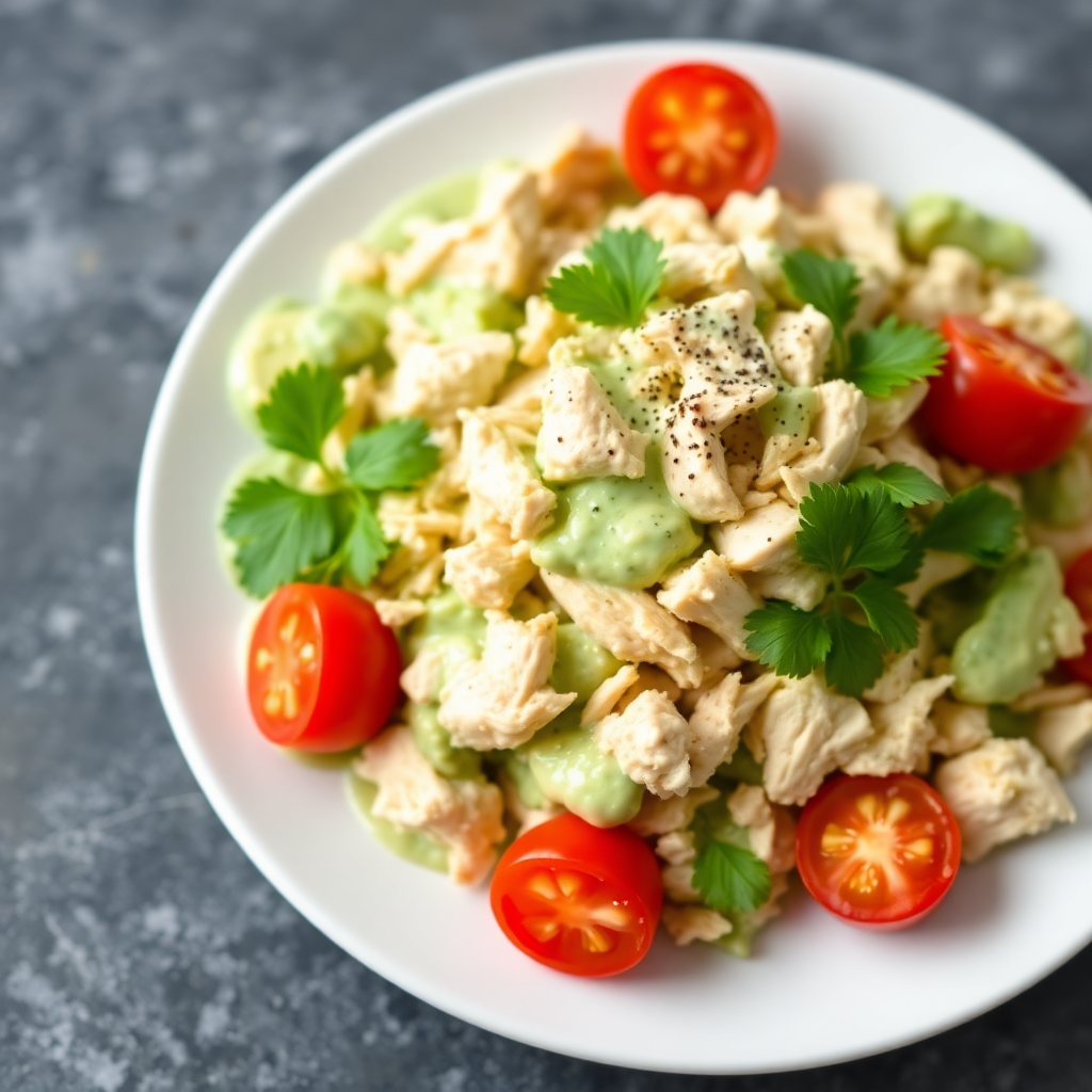 Creamy Avocado Chicken Salad