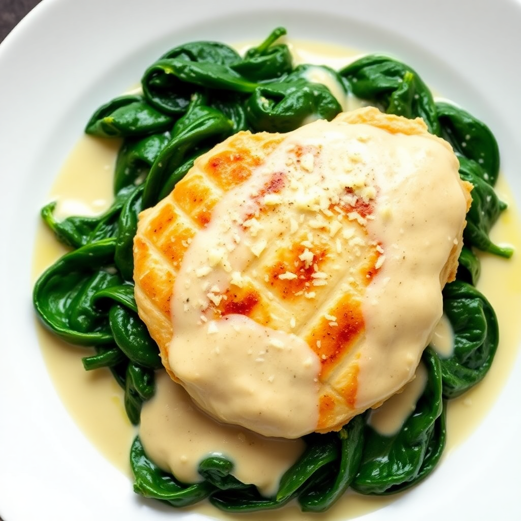Creamy Garlic Spinach Chicken