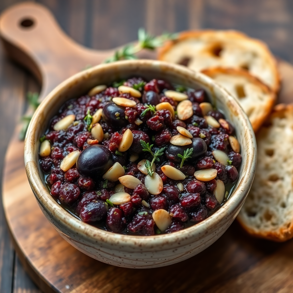 Kalamata Olive and Almond Tapenade