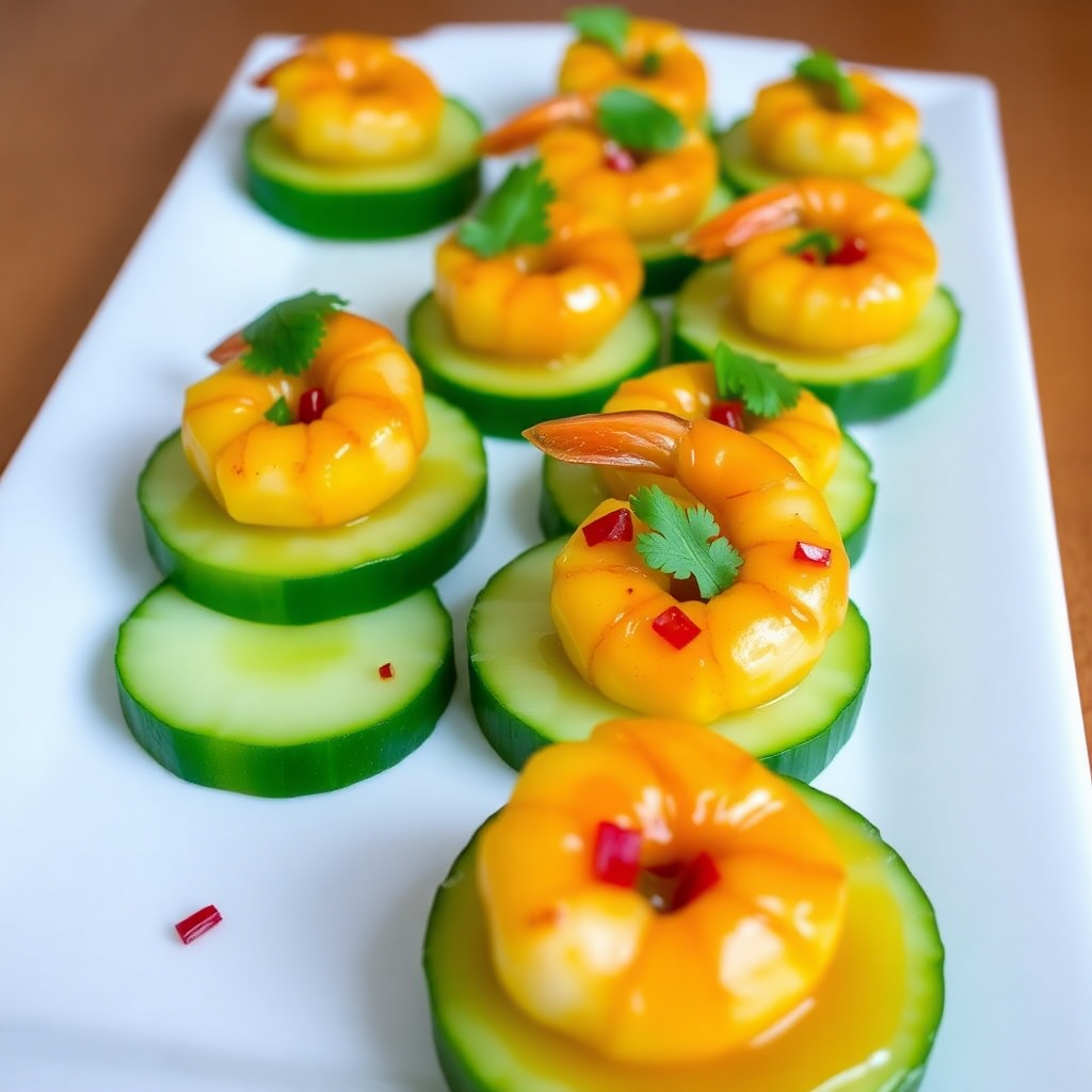 Spicy Mango Shrimp Bites