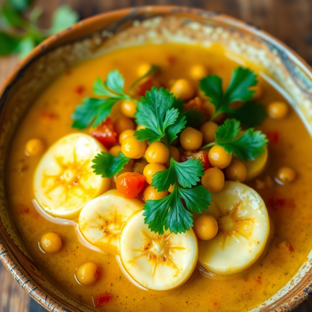 Savory Banana Curry Bowl