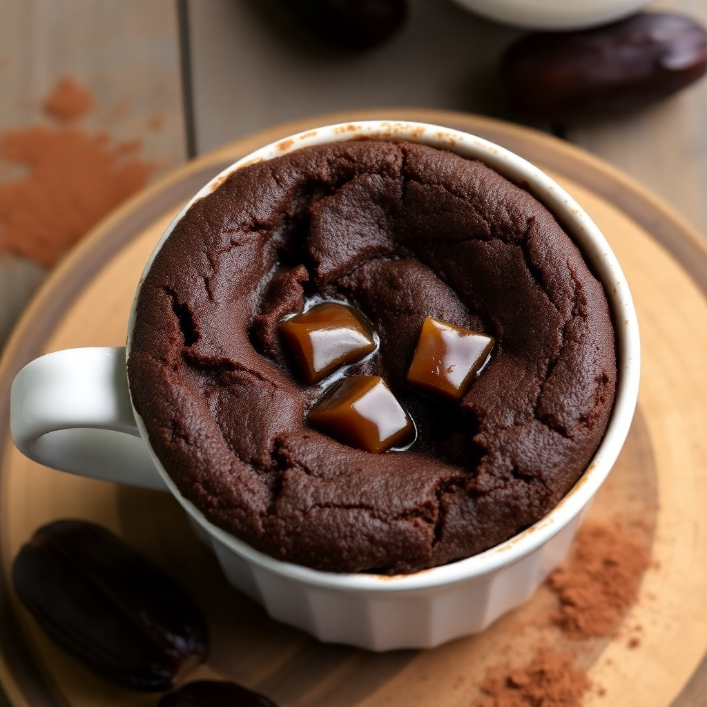 Gluten-Free Chocolate Date Mug Cake