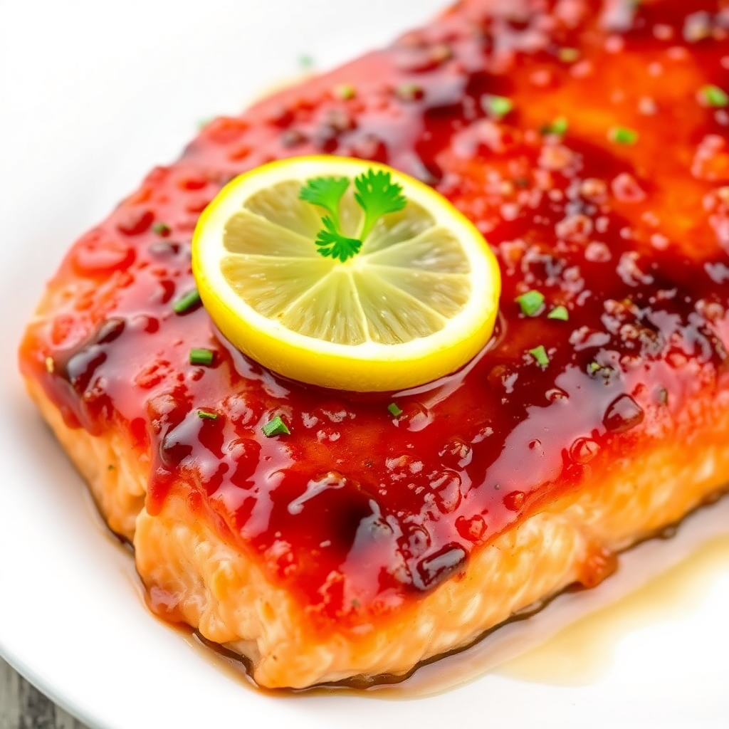 Honey Garlic Glazed Salmon