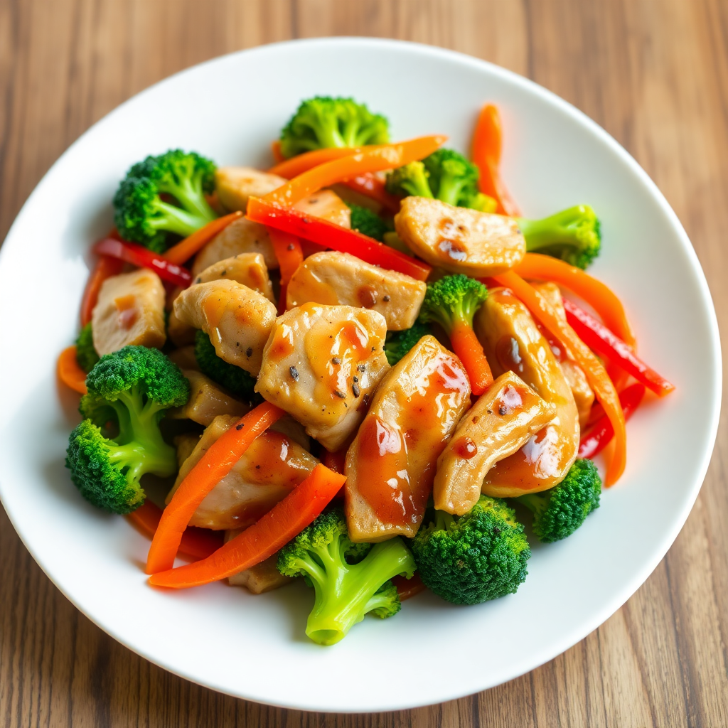 Tea-Infused Chicken Stir Fry