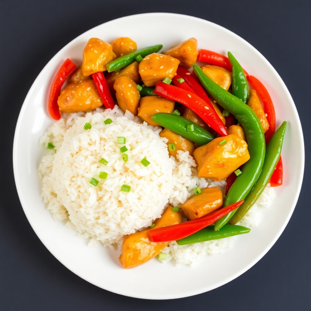 Ginger Honey Garlic Chicken Stir-Fry