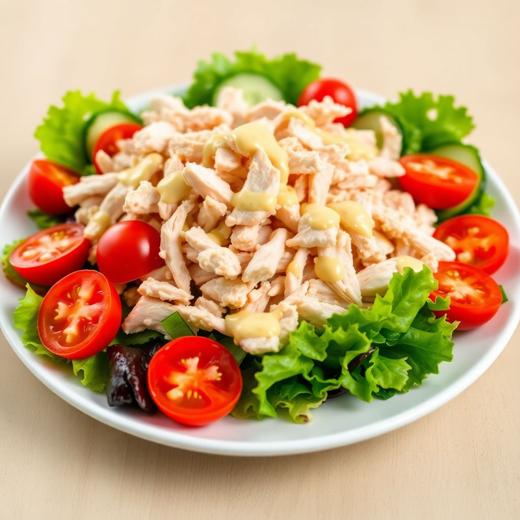 Zesty Mustard-Horseradish Chicken Salad